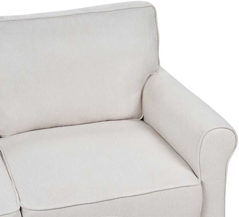 Beliani 3 vietų sofa RONNEBY smėlio spalvos