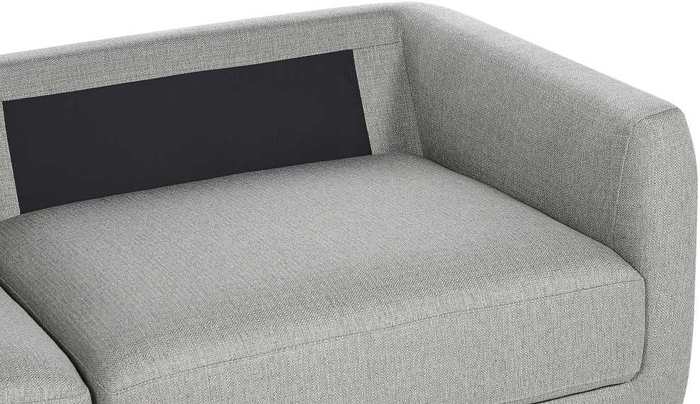 Beliani 3 vietų sofa SIGTUNA šviesiai pilka