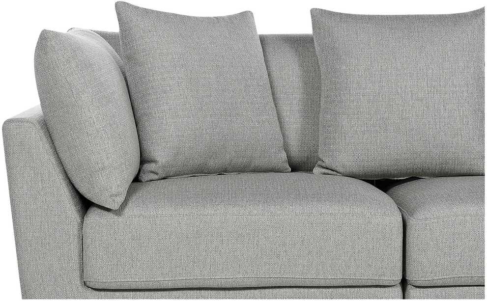 Beliani 3 vietų sofa SIGTUNA šviesiai pilka