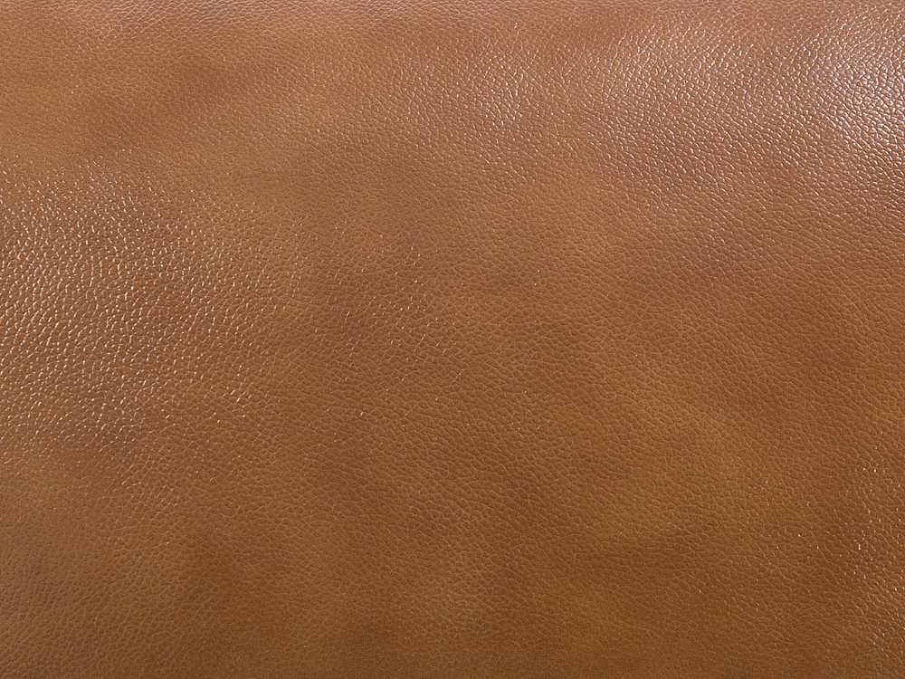 Beliani Trivietė sofa HORTEN Natūrali oda Auksinė ruda
