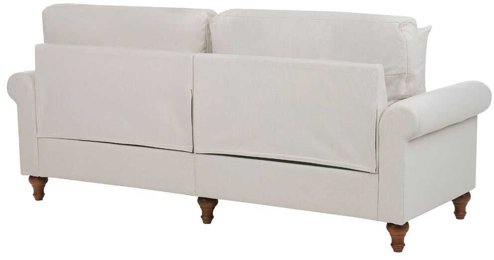 Beliani Trijų vietų sofa GINNERUP, šviesiai smėlinė