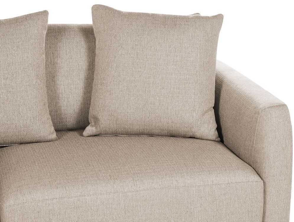 Beliani 3 vietų sofa SIGTUNA, smėlio spalvos