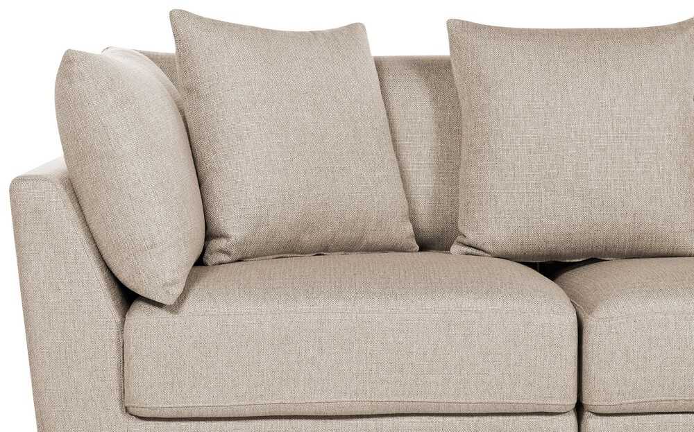 Beliani 3 vietų sofa SIGTUNA, smėlio spalvos
