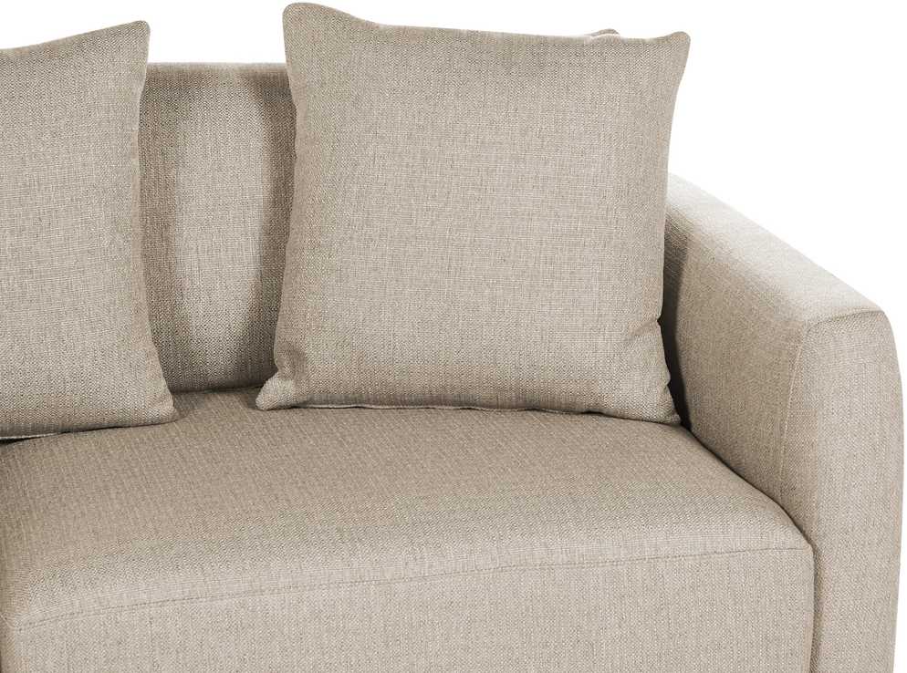 Beliani 3 vietų sofa SIGTUNA, smėlio spalvos