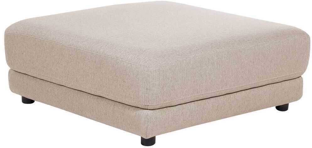 Beliani 3 vietų sofa SIGTUNA, smėlio spalvos su otomane