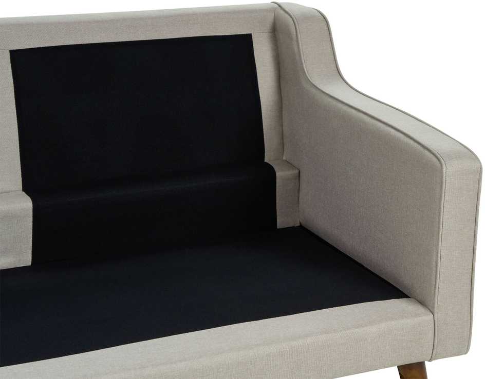 Beliani 3 vietų sofa LOKKA, smėlio spalvos