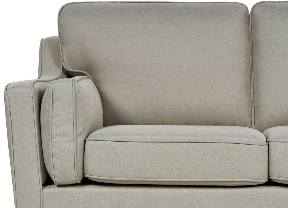 Beliani 3 vietų sofa LOKKA, smėlio spalvos