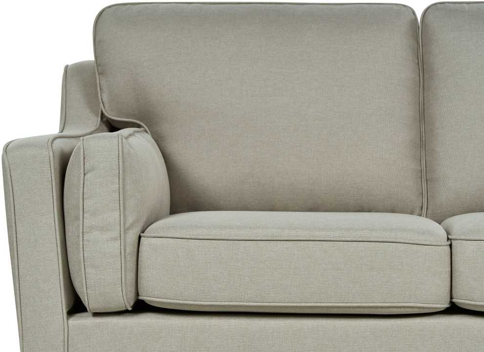 Beliani 3 vietų sofa LOKKA, smėlio spalvos