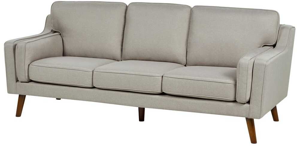 Beliani 3 vietų sofa LOKKA, smėlio spalvos