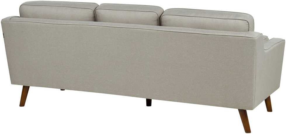 Beliani 3 vietų sofa LOKKA, smėlio spalvos