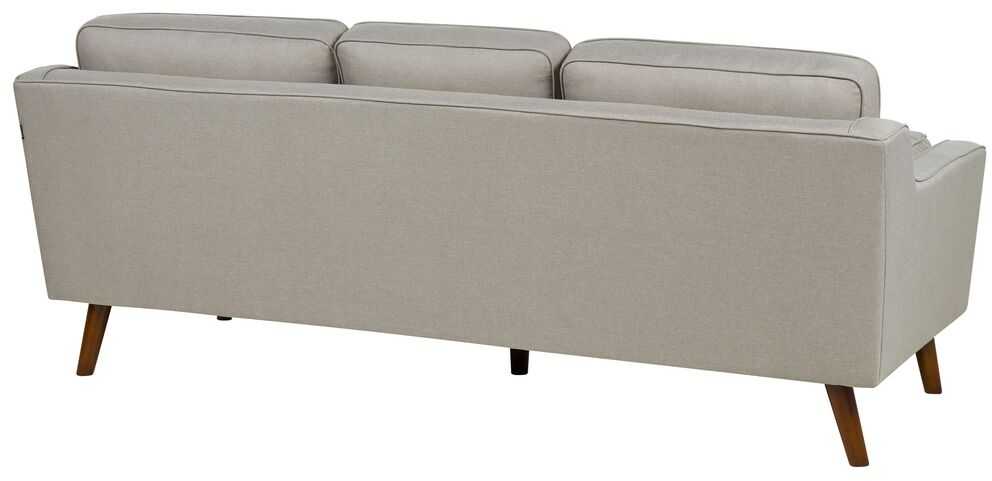 Beliani 3 vietų sofa LOKKA, smėlio spalvos