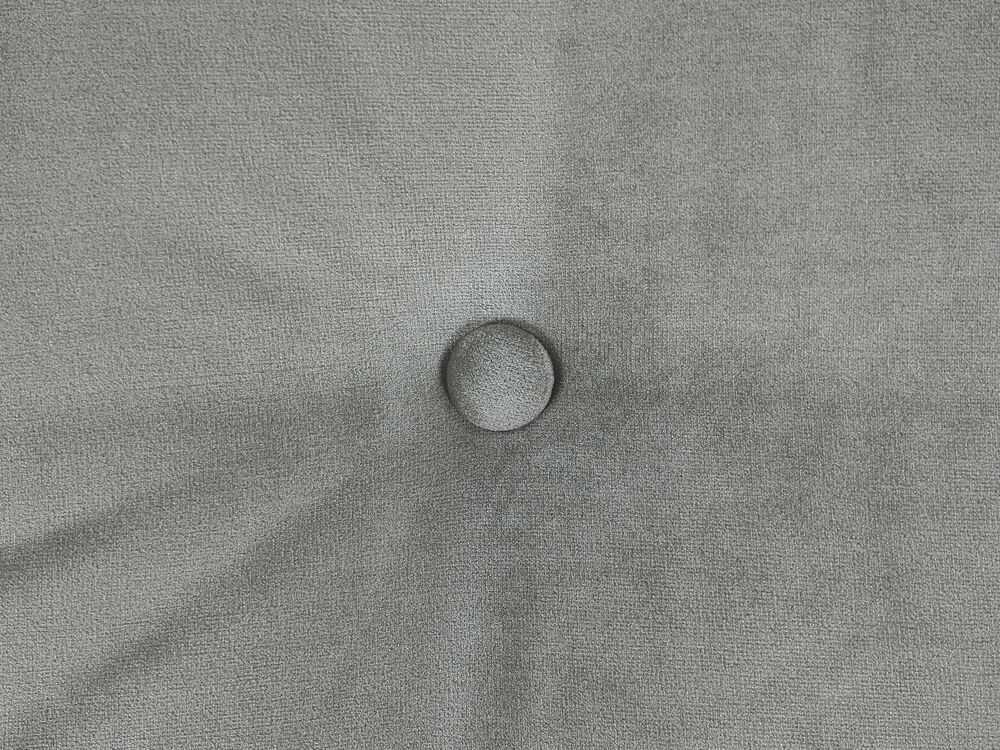 Beliani 3 vietų sofa LENVIK, veliūrinė, pilka