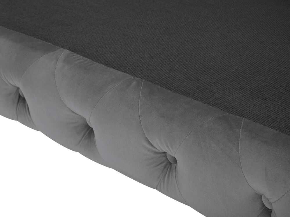 Beliani 3 vietų sofa SOTRA aksominė pilka