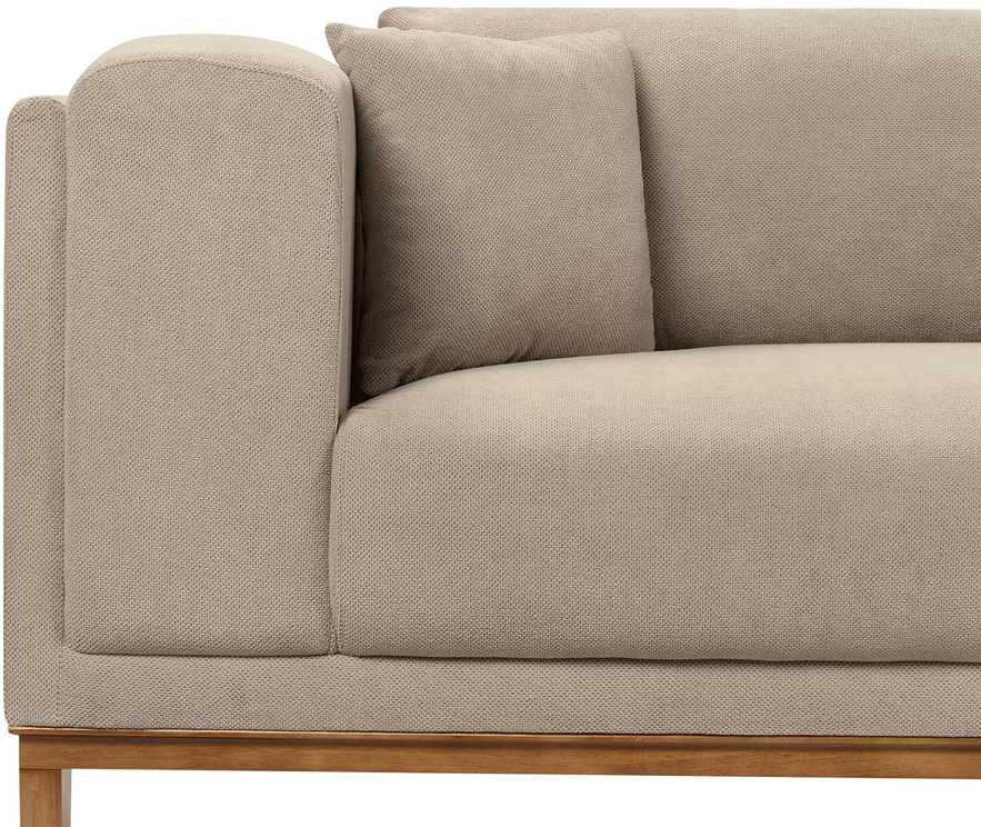Beliani 4 vietų sofa VENG smėlio pilkos spalvos