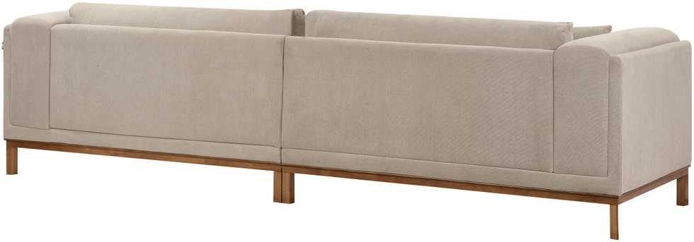 Beliani 4 vietų sofa VENG smėlio pilkos spalvos