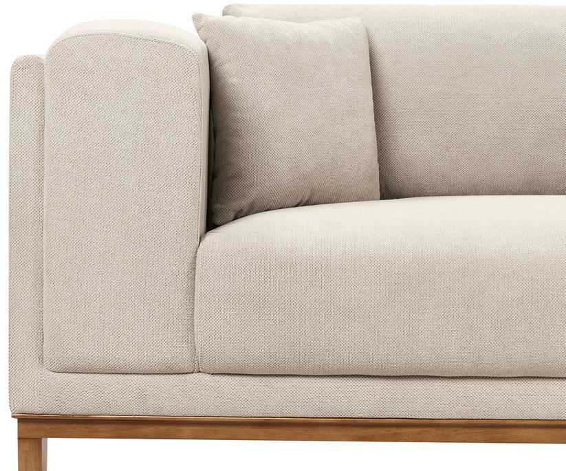 Beliani 4 vietų sofa VENG smėlio pilkos spalvos