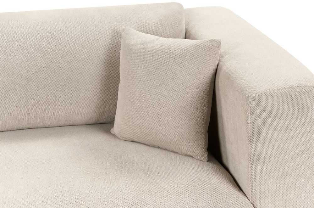 Beliani 4 vietų sofa VENG smėlio pilkos spalvos