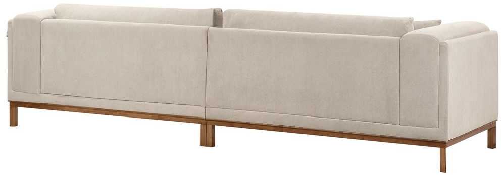 Beliani 4 vietų sofa VENG smėlio pilkos spalvos