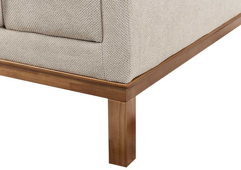 Beliani 4 vietų sofa VENG smėlio pilkos spalvos