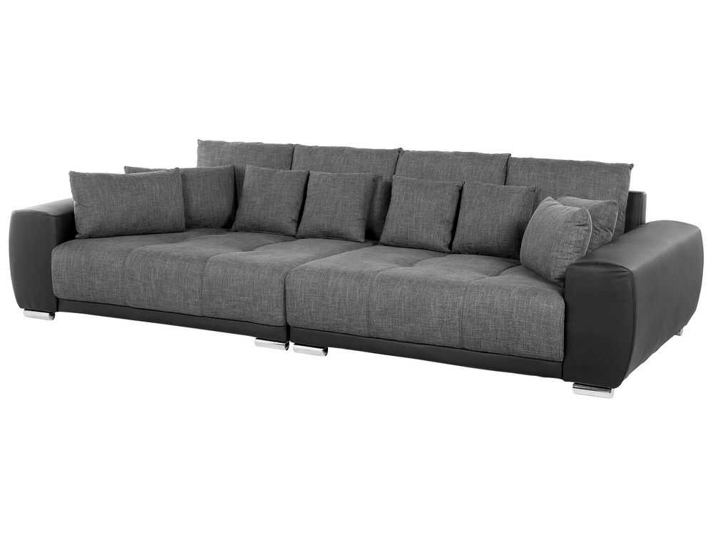 Beliani 4 vietų sofa TORPO pilka