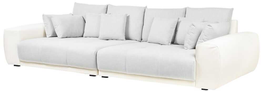 Beliani 4 vietų sofa TORPO šviesiai smėlio spalvos