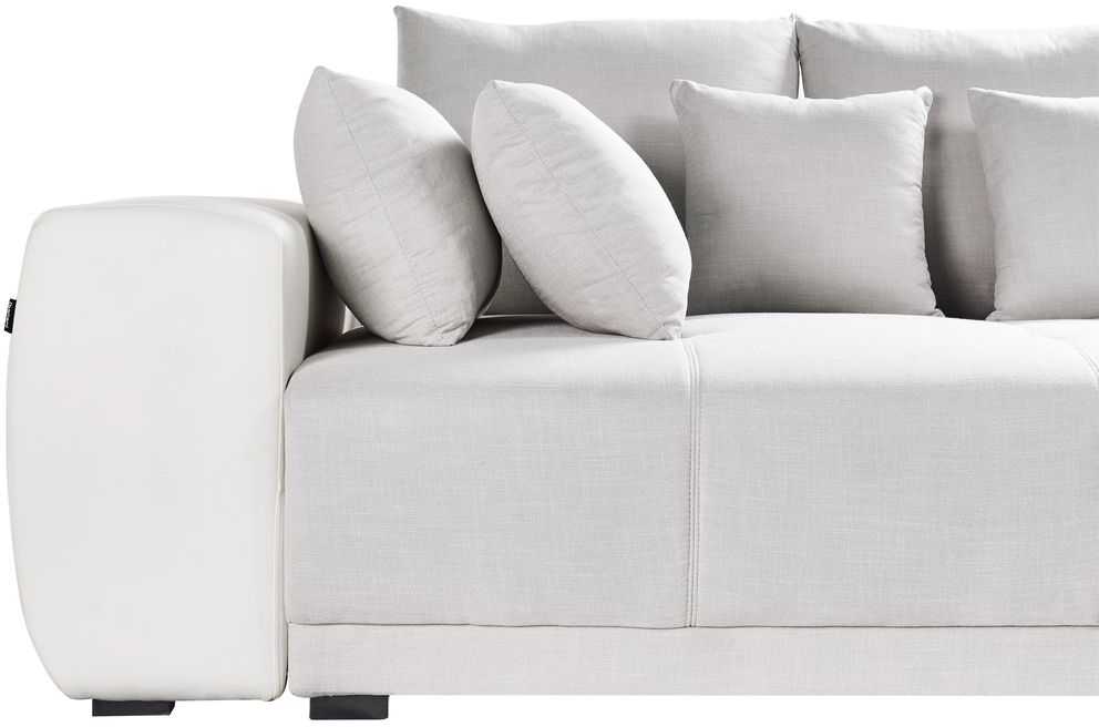 Beliani 4 vietų sofa TORPO šviesiai smėlio spalvos