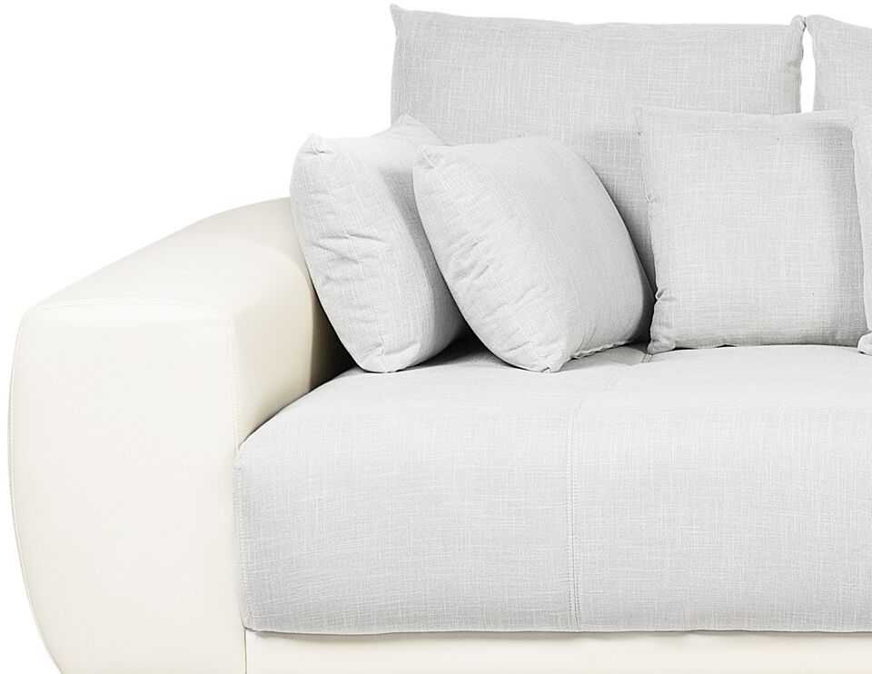 Beliani 4 vietų sofa TORPO šviesiai smėlio spalvos