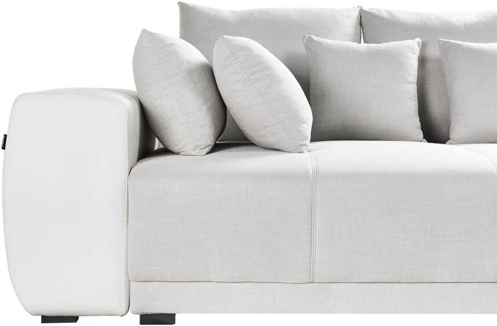 Beliani 4 vietų sofa TORPO šviesiai smėlio spalvos