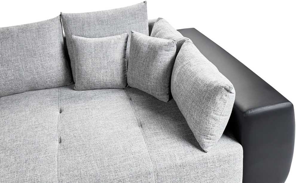 Beliani 4 vietų sofa TORPO pilka