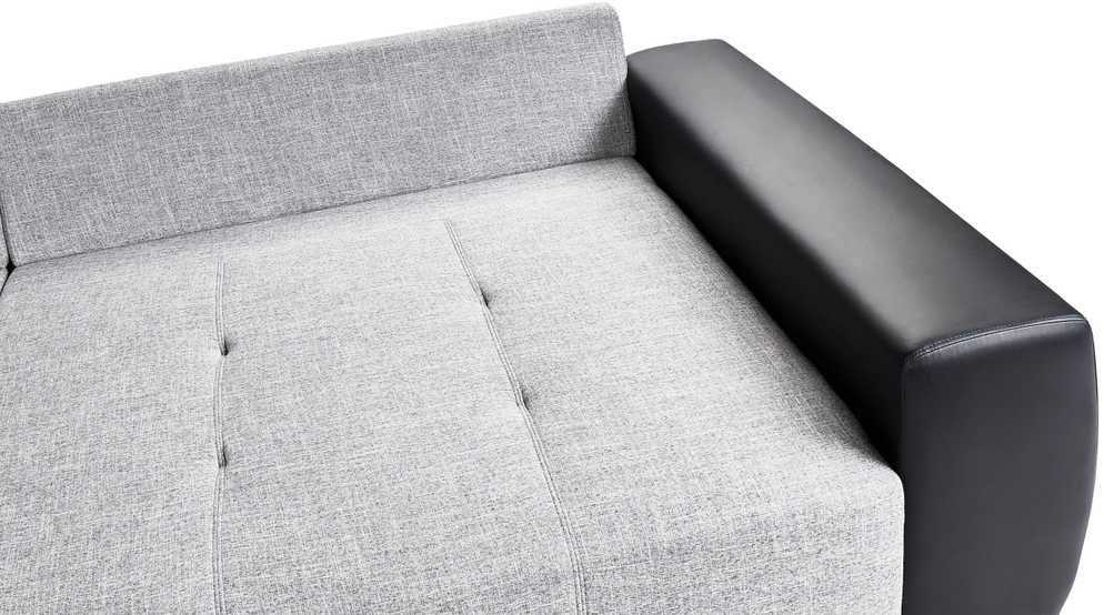 Beliani 4 vietų sofa TORPO pilka