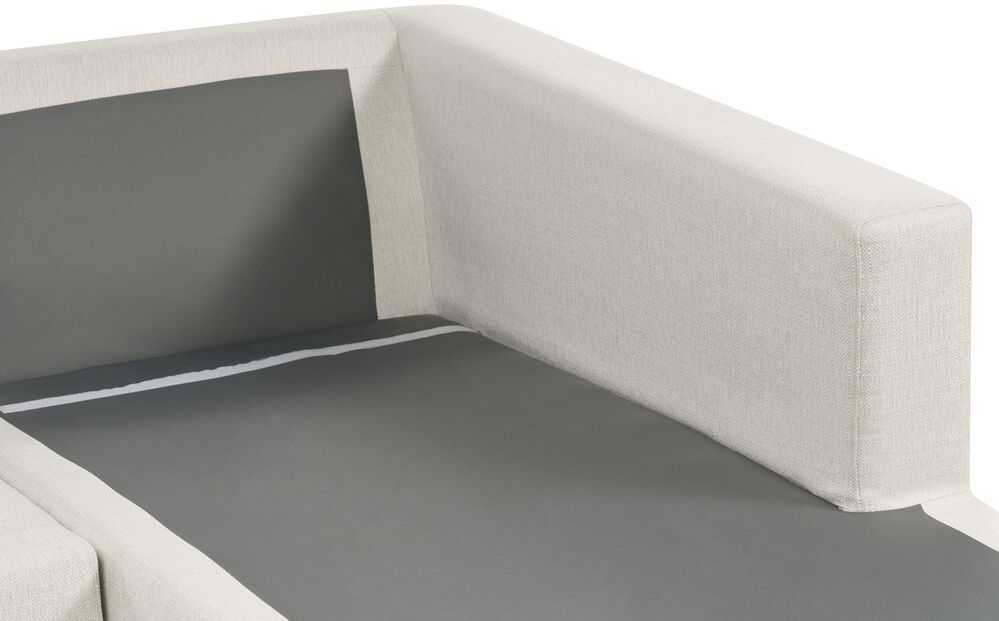 Beliani 5 vietų kampinė sofa LILVIKEN, šviesiai smėlio spalvos
