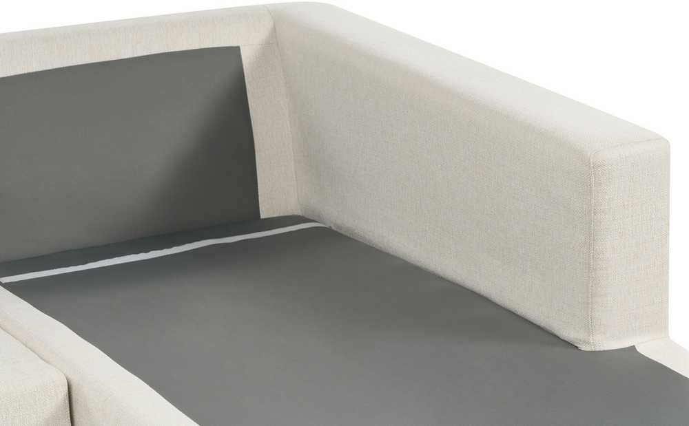 Beliani 5 vietų kampinė sofa LILVIKEN, šviesiai smėlio spalvos