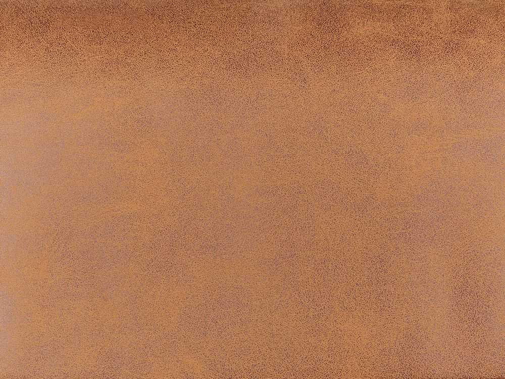 Beliani Dvivietė sofa SOVIK iš dirbtinės odos, ruda