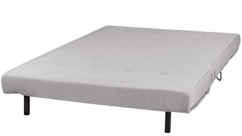 Beliani Dvivietė išskleidžiama sofa VESTFOLD šviesiai pilka