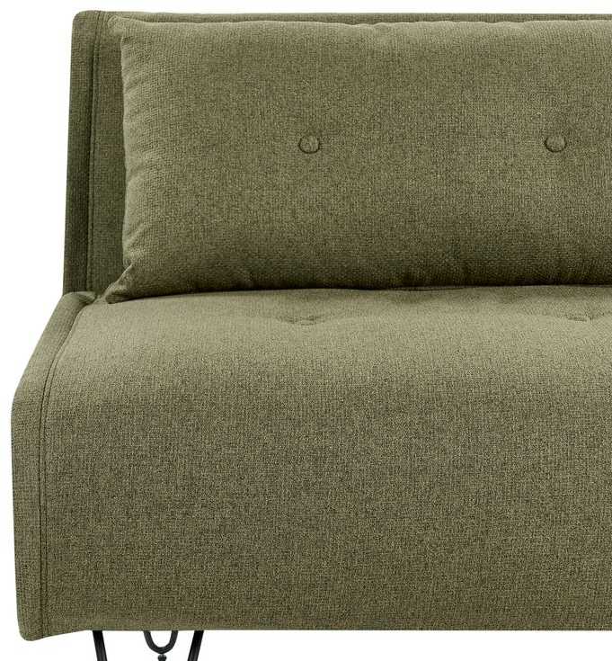 Beliani Dvivietė išskleidžiama sofa VESTFOLD, alyvuogių spalvos