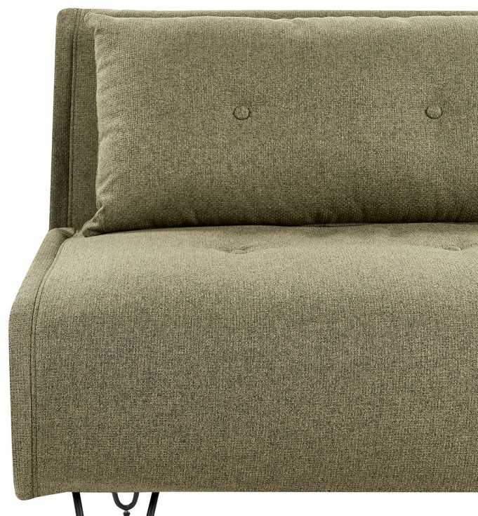 Beliani Dvivietė išskleidžiama sofa VESTFOLD, alyvuogių spalvos