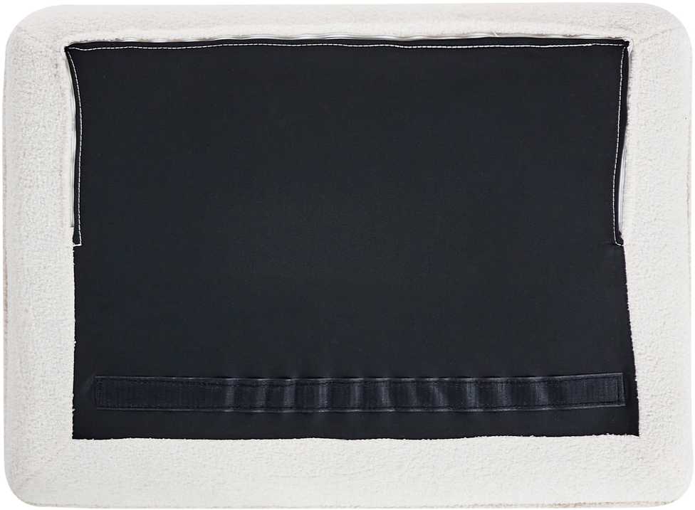 Beliani Trivietė sofa FREDERICA, bouclé audinys, balta