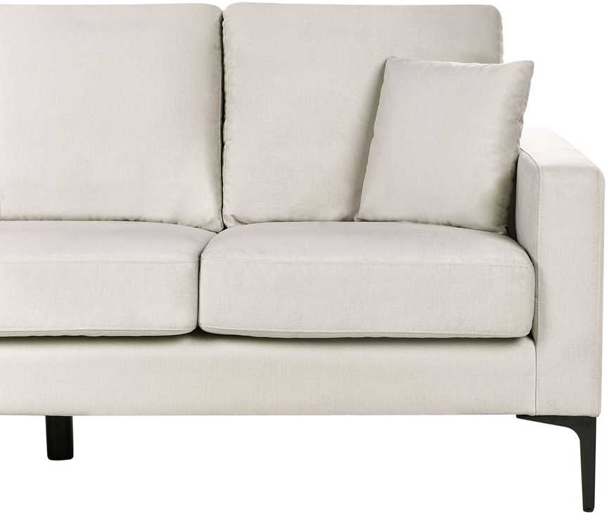 Beliani Trijų vietų sofa GAVLE Šviesi smėlio spalva