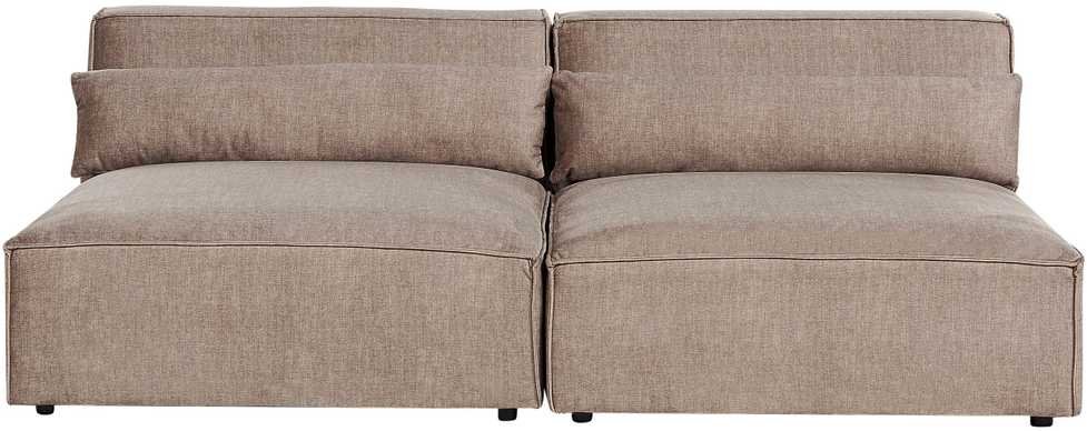 Beliani Dvivietė modulinė sofa HELLNAR, šviesiai ruda