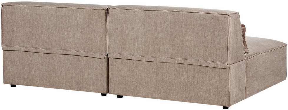Beliani Dvivietė modulinė sofa HELLNAR, šviesiai ruda