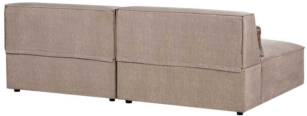 Beliani Dvivietė modulinė sofa HELLNAR, šviesiai ruda