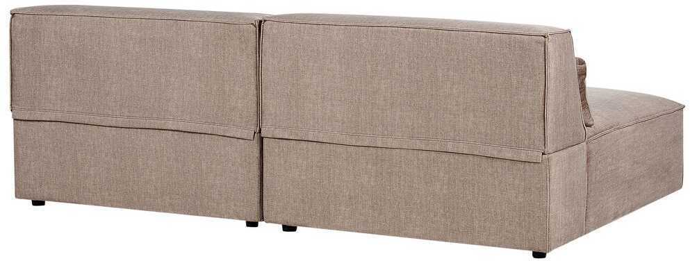 Beliani Dvivietė modulinė sofa HELLNAR, šviesiai ruda