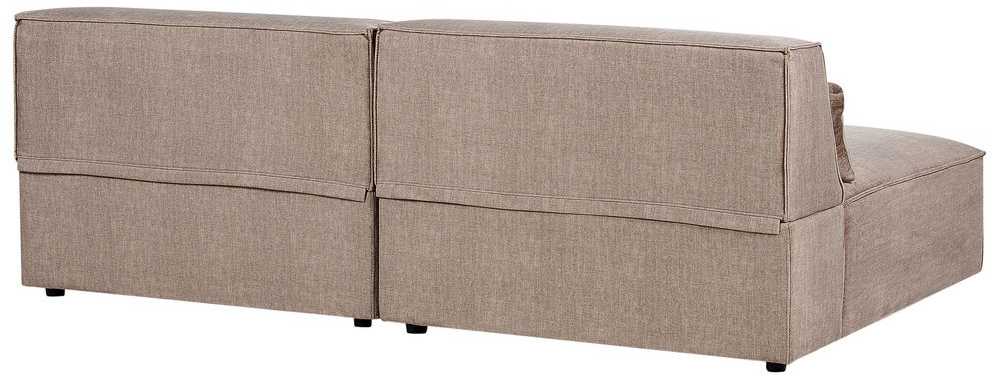 Beliani Dvivietė modulinė sofa HELLNAR, šviesiai ruda