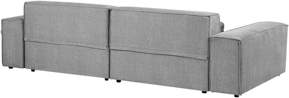 Beliani Dvivietė modulinė sofa HELLNAR pilka