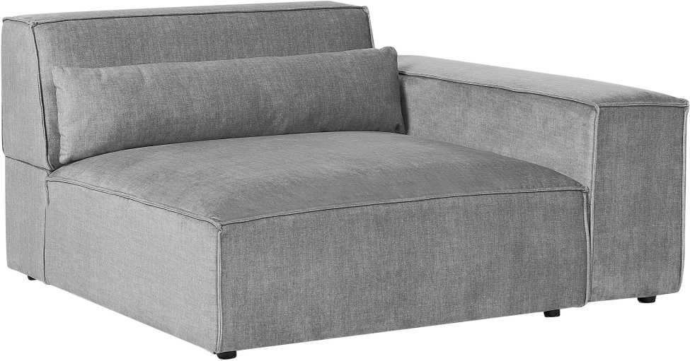 Beliani Dvivietė modulinė sofa HELLNAR pilka