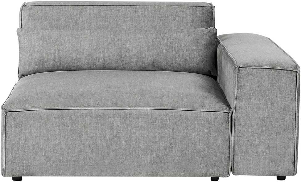 Beliani Dvivietė modulinė sofa HELLNAR pilka