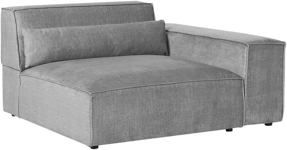 Beliani Dvivietė modulinė sofa HELLNAR pilka