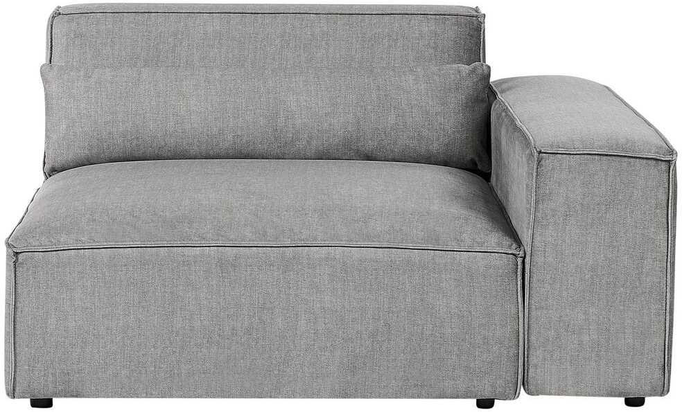 Beliani Dvivietė modulinė sofa HELLNAR pilka