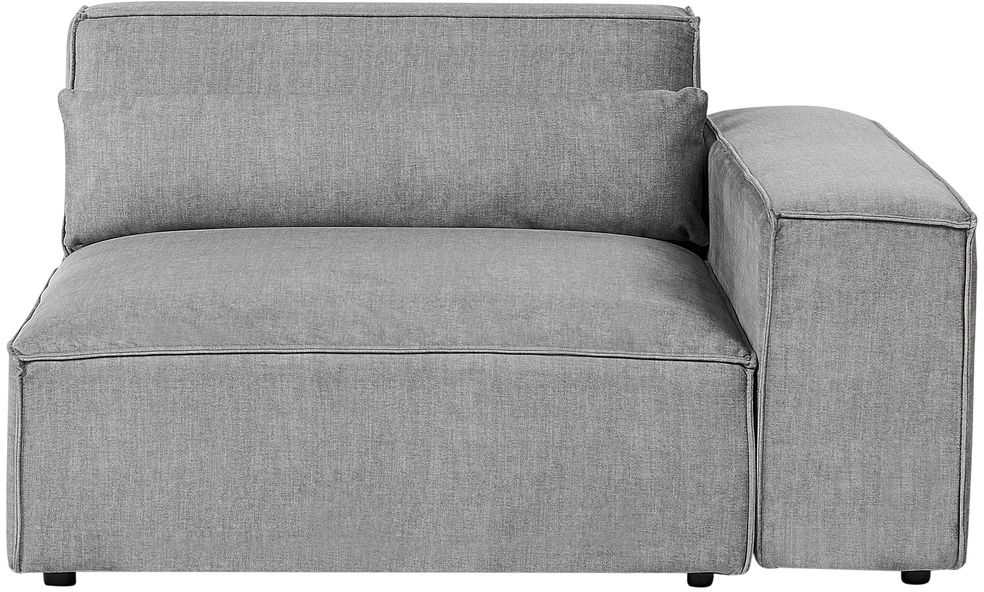 Beliani Dvivietė modulinė sofa HELLNAR pilka