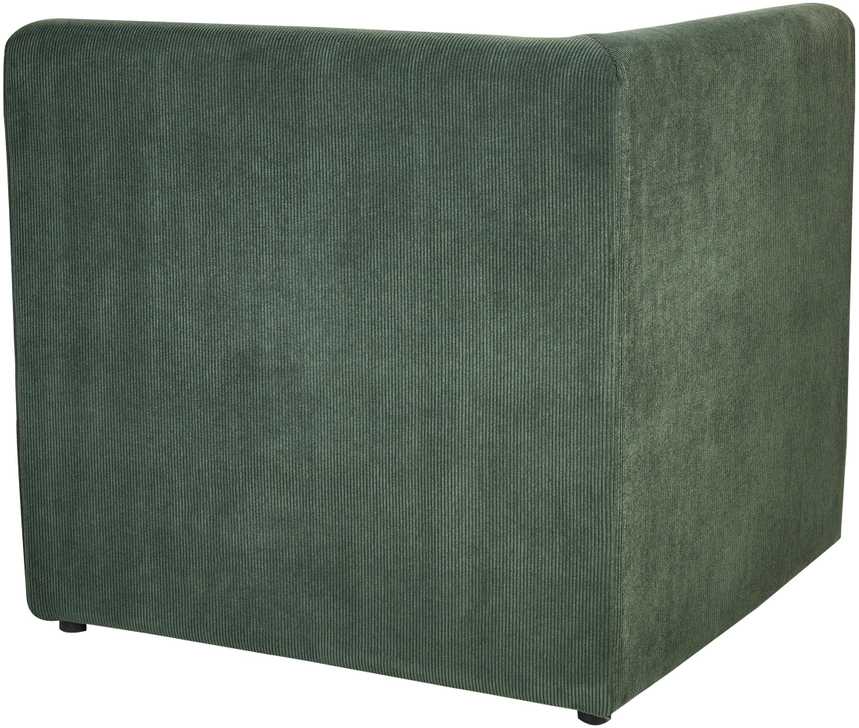 Beliani 2 vietų modulinė sofa LEMVIG, žalia, velvetas